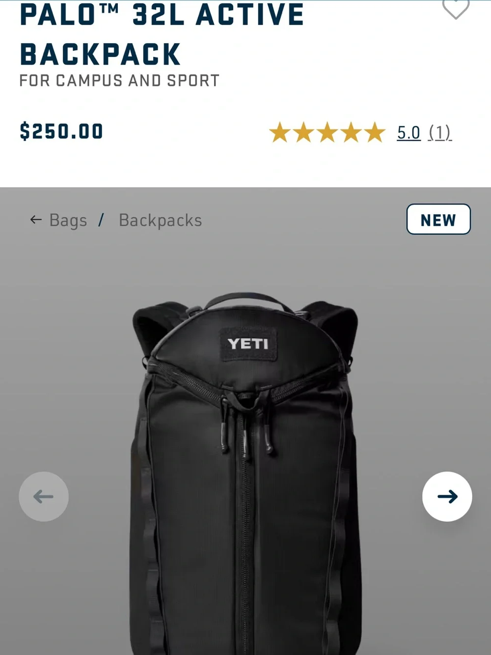 Yeti Palo Backpack